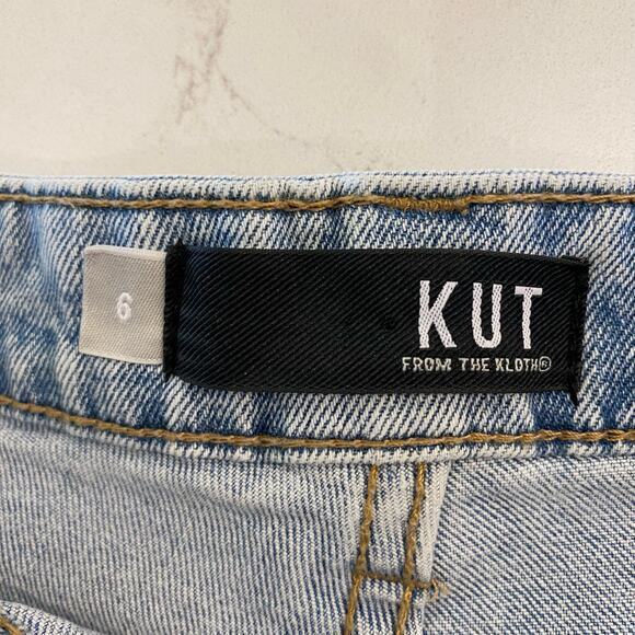 Kut from the Kloth Jane High Rise Jean Shorts size 6 - Picture 3 of 8